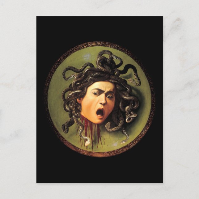 Medusa, Caravaggio Postcard (Front)