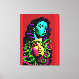 Medusa Distracted Canvas Print