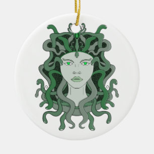 Medusa Gorgo Snake Gorgon Monster Greek Mythology Ceramic Ornament