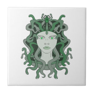 Medusa Gorgo Snake Gorgon Monster Greek Mythology Ceramic Tile
