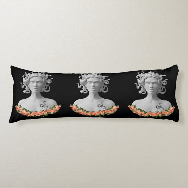 Medusa Gorgon Greek Mythology Body Cushion (Front)