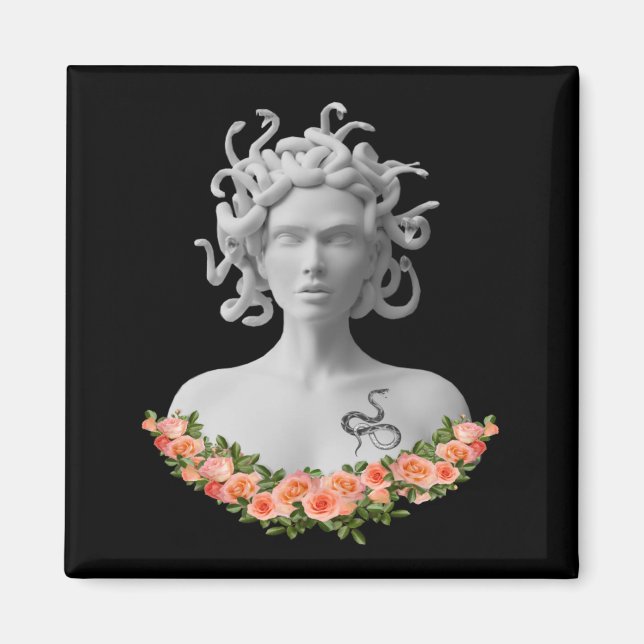 Medusa Gorgon Greek Mythology Magnet (Front)