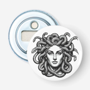 Medusa Gorgon Snake Hair Mythology Art Gift Bottle Opener