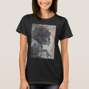 Medusa Greek Mythology Occult Scary Dark Grunge Ar T-Shirt