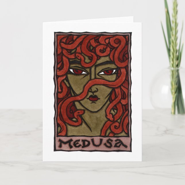 Medusa Greeting Card (Front)
