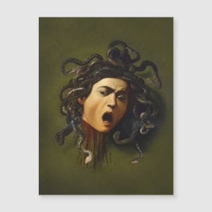 Medusa head Caravaggio painting art mythology canv
