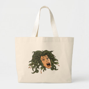 Medusa Head Large Tote Bag