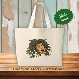 Medusa Head Large Tote Bag