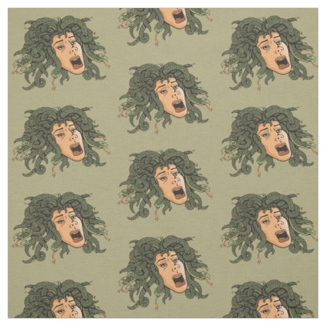 Medusa Head Pattern Fabric (Swatch)