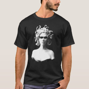 Medusa Head Portrait Greek Mythology Gorgon Monste T-Shirt