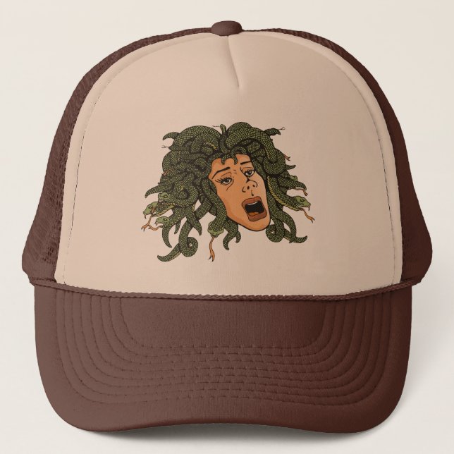 Medusa Head Trucker Hat (Front)