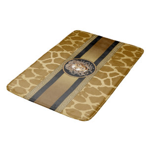 Medusa luxury Giraff Print Bath Mat
