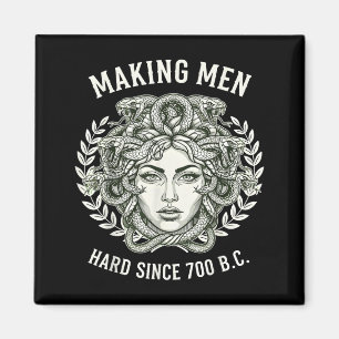 Medusa Making Men Hard Since 700 Bc Greek Funny Fe Magnet