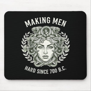 Medusa Making Men Hard Since 700 Bc Greek Funny Fe Mouse Pad