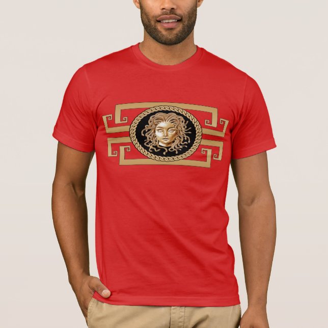 Medusa Medallion Gold T-Shirt (Front)