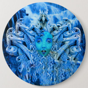 Medusa Metamorphosis 6 Cm Round Badge
