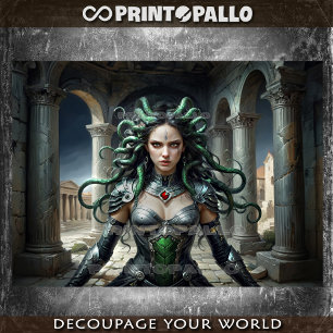 Medusa Myth: Time for Poseidon to pay his bill Tissue Paper