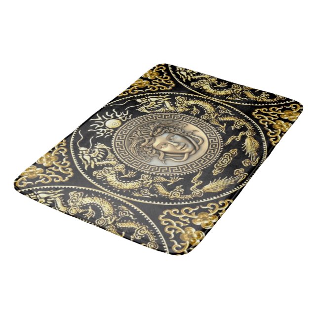 Medusa Oriental  Bath Mat (Angled)