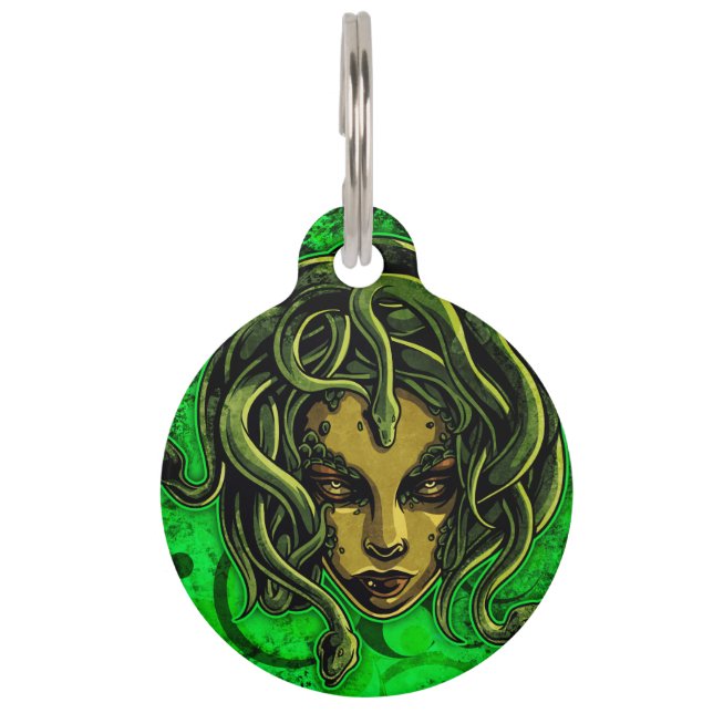 Medusa Pet Tag (Front)