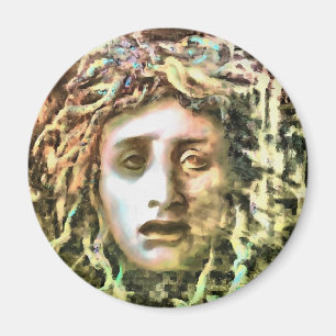Medusa Portrait of a Gorgon Magnet