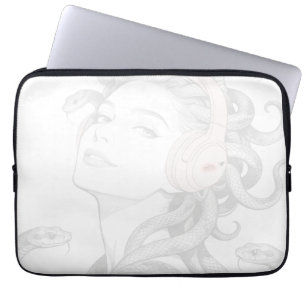 Medusa - pose for the camera. laptop sleeve