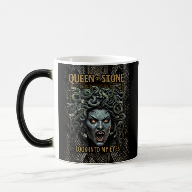 Medusa Queen of Stone Gothic Mug (Left)