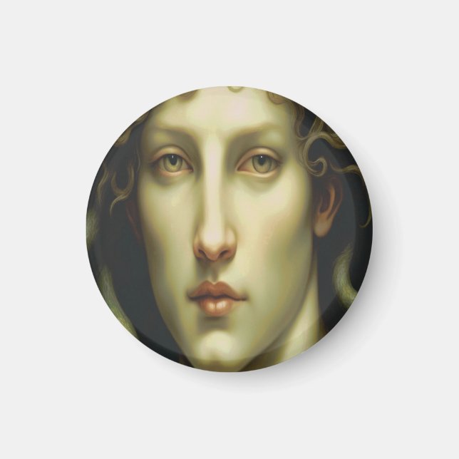 Medusa Renaissance Style Magnet (Front)