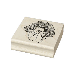 Medusa rubber stamp