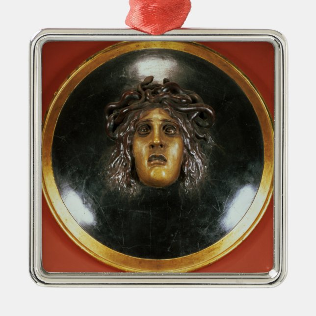 Medusa shield metal ornament (Front)