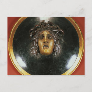 Medusa shield postcard