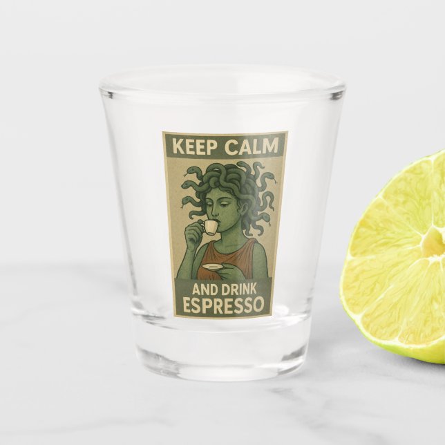 Medusa Shot Glass (Front)
