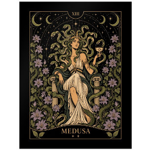 Medusa, Starlit Tarot Art Postcard