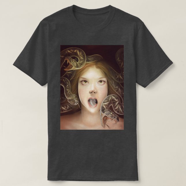 Medusax27s Lament Rattle Snakes T-Shirt (Design Front)