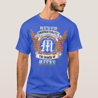 Meeks Name Shirt Never Underestimate The Power Of 