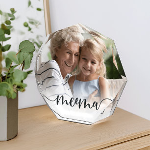 Meema   Grandma Script Overlay Photo Block