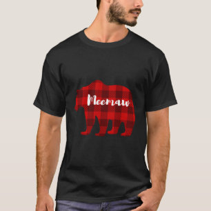 Meemaw Bear Clothing Women Gifts Grandparent Famil T-Shirt