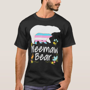 Meemaw Lgbt Bear Transgender Rainbow Lgbt Gay Lesb T-Shirt