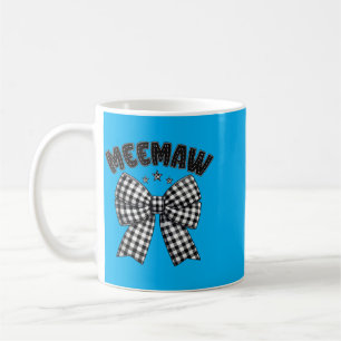 Meemaw Pit Crew Family Racing Birthday Race Car Coffee Mug