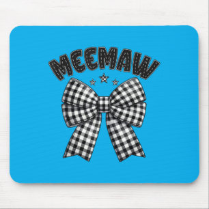 Meemaw Pit Crew Family Racing Birthday Race Car Mouse Pad