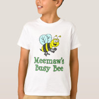 Meemaw's Busy Bee Cute Cartoon
