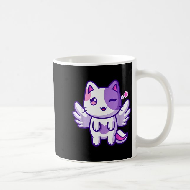 Meemeow Cute Cat Plu-shirt  Coffee Mug (Right)