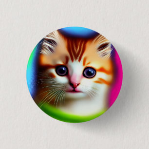 Meeow! 3 Cm Round Badge
