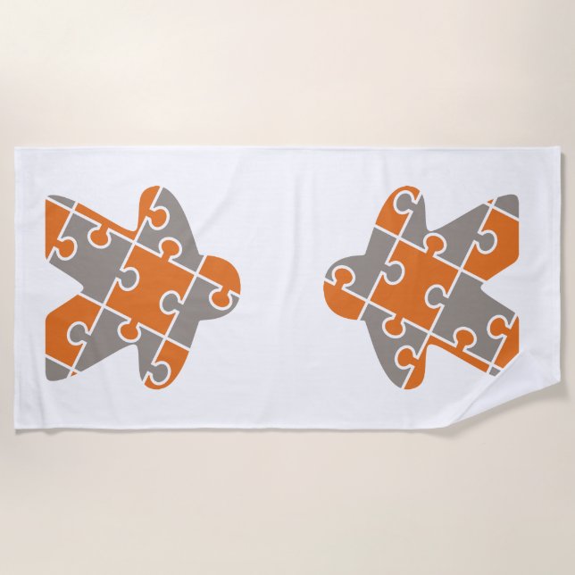 Meeple Beach Towel (Front)
