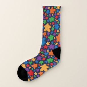 Meeple Print Socks