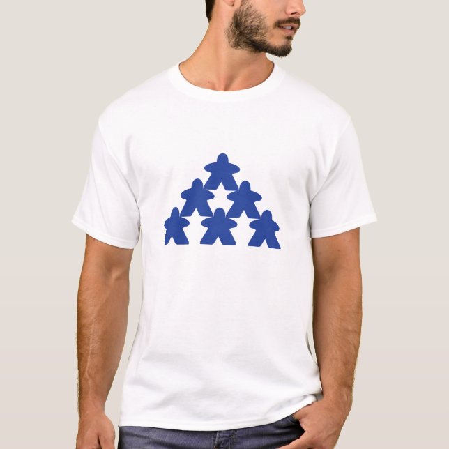 Meeple Pyramid T-shirt (Front)
