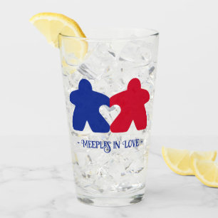 Meeples in Love, Blue & Red Tumbler