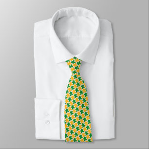 Meeples in Love, Green & Yellow Tie
