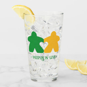 Meeples in Love, Green & Yellow Tumbler
