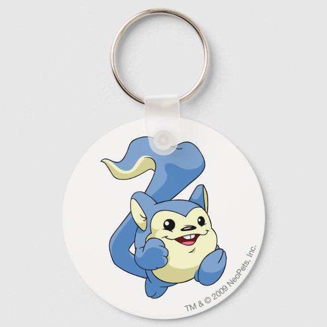 Meerca Blue Key Ring (Front)