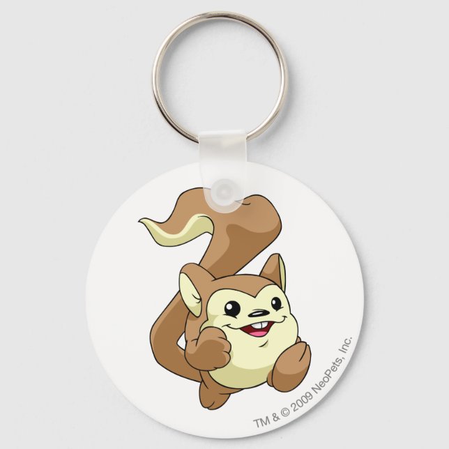 Meerca Brown Key Ring (Front)